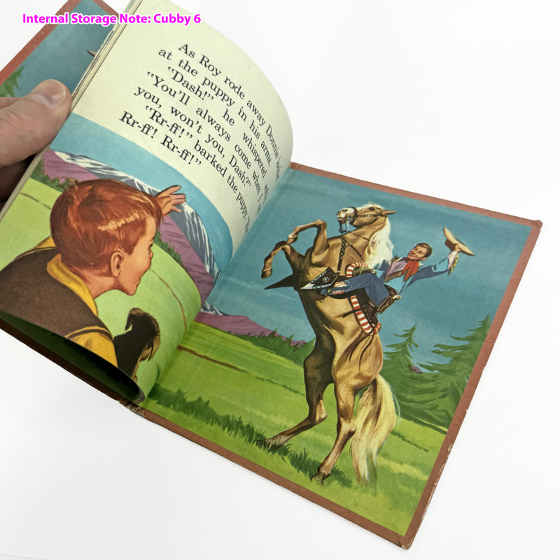 Roy Rogers Surprise for Donnie Tell-a-Tale Whitman Vintage 1950s gallery