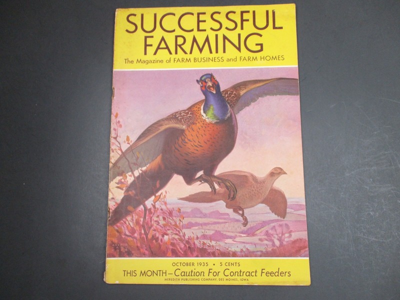 Successful Farming Magazine October 1935 Caution For Contract Feeders No Label