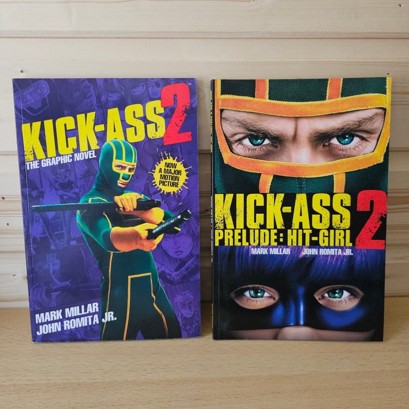 Kick-Ass 2 Graphic Novel & Hit-Girl Prelude Bundle Mark Millar John Romita Jr