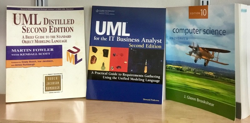 3-book UML/Computer Science Bundle for business analysts. Reference requirements
