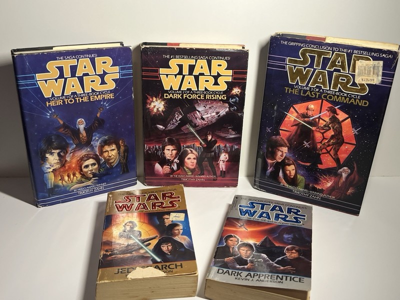 STAR WARS Thrawn Trilogy Hardcover Book Set Heir Empire Dark Force
