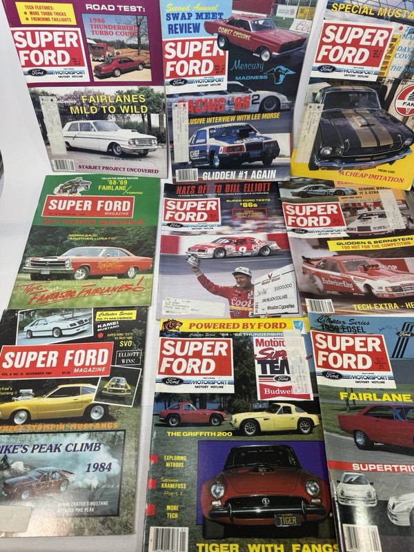 1990s Super Ford Vintage Magazines 20 Total. Fords Racing And More Subscriber Ed