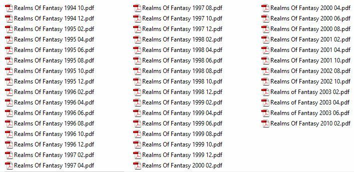 REALMS OF FANTASY 44 Unique Issue Collection On USB Flash Drive gallery