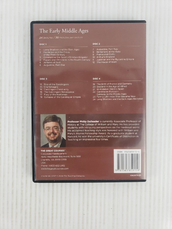 The Great Courses The Early Middle Ages; 4 DVDs & Guidebook Medieval History gallery