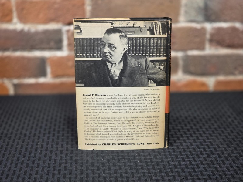 JOSEPH F DINNEEN The Anatomy of A Crime 1954 1st Ed BRINKS ROBBERY Boston gallery