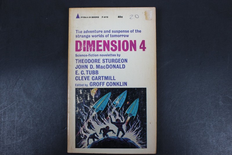 Dimension 4 Groff Conklin 1964 Science Fiction Anthology Pyramid Books PB SF