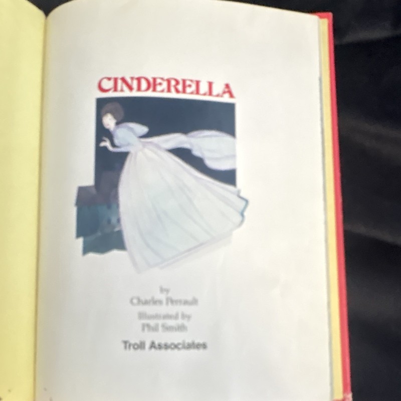 Cinderella Hardcover Charles Perrault Illustrated Phil Smolinsky Troll 1977 gallery