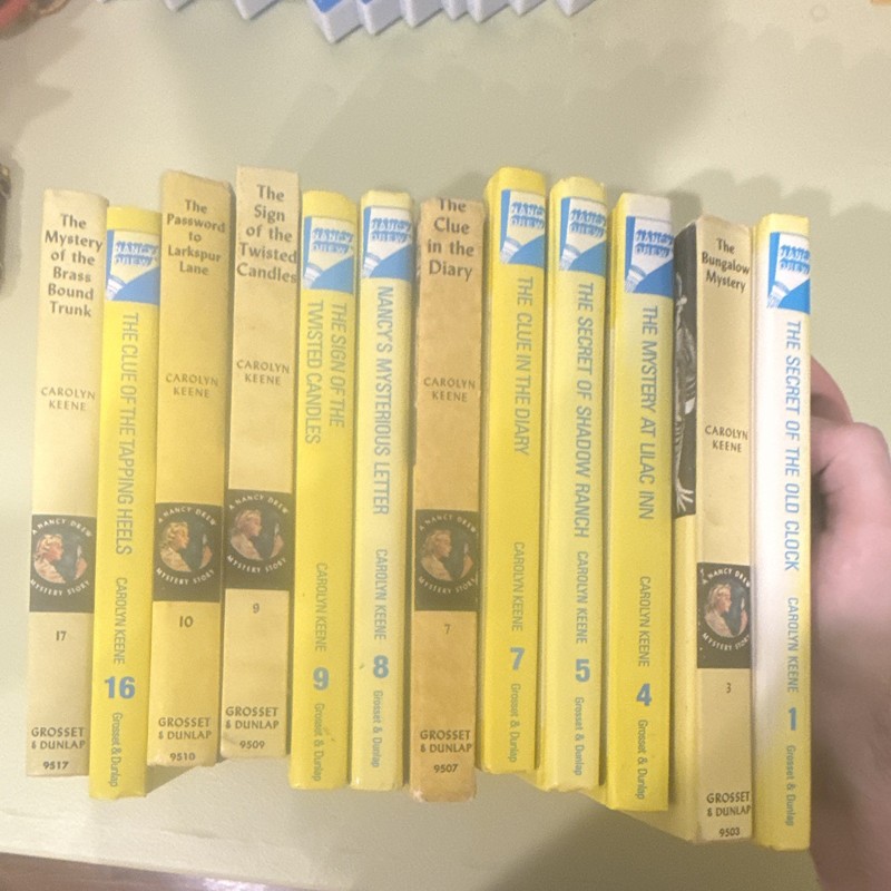 Nancy Drew Mystery Stories Hardcover Lot w/ Dust Jackets by Carolyn Keene G&D