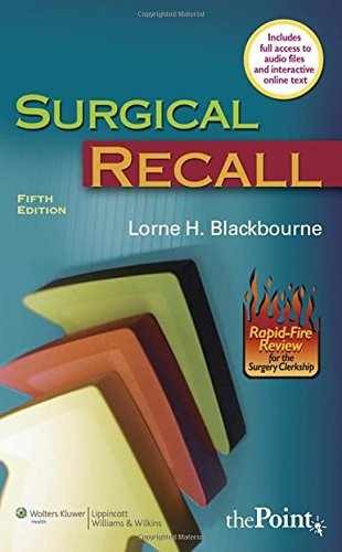 Surgical Recall, Fifth North – Paperback, by Blackbourne Lorne H. – Very Good q