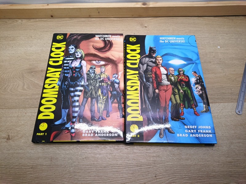 Doomsday Clock Part 1 & 2 Hardcover Collectors Item DC Comics 2020 Mint