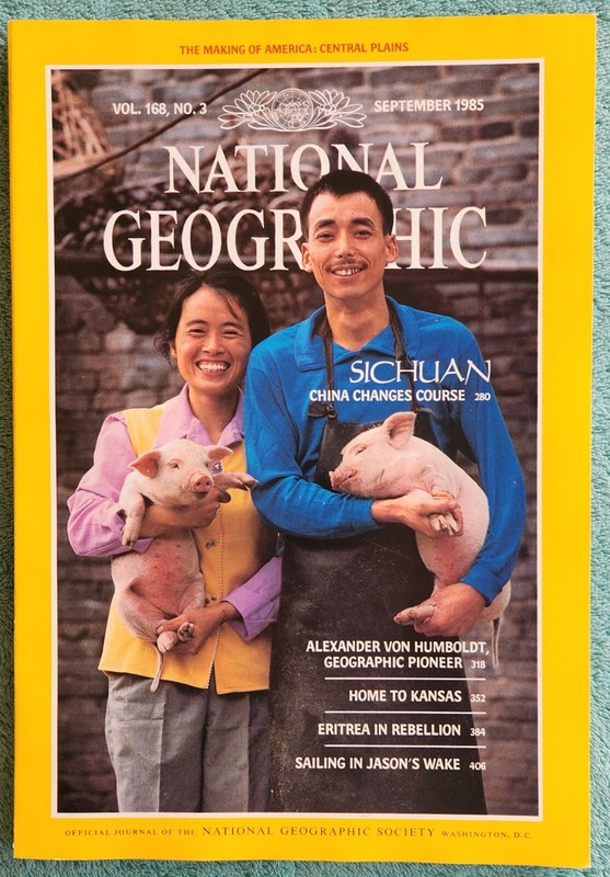 China Changes Course 1985 National Geographic Full Issue 174 Pages
