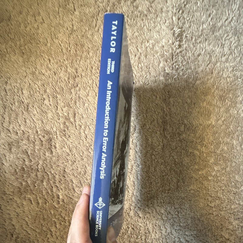 John R. Taylor An Introduction to Error Analysis 3rd Ed Paperback 2005 gallery