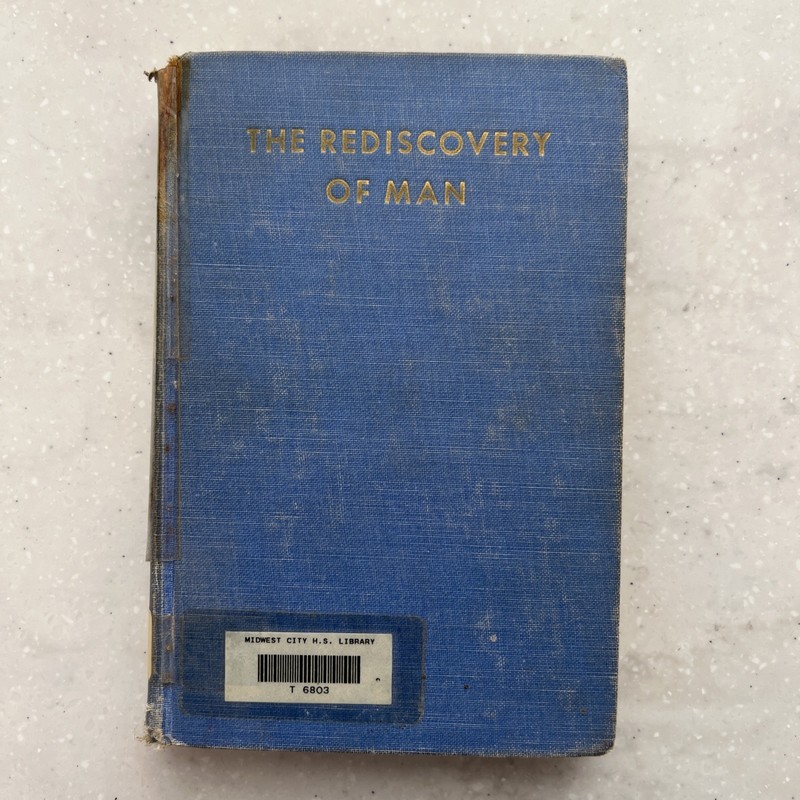Henry Link | The Rediscovery Of Man | 1957 Hardcover Ex-Library
