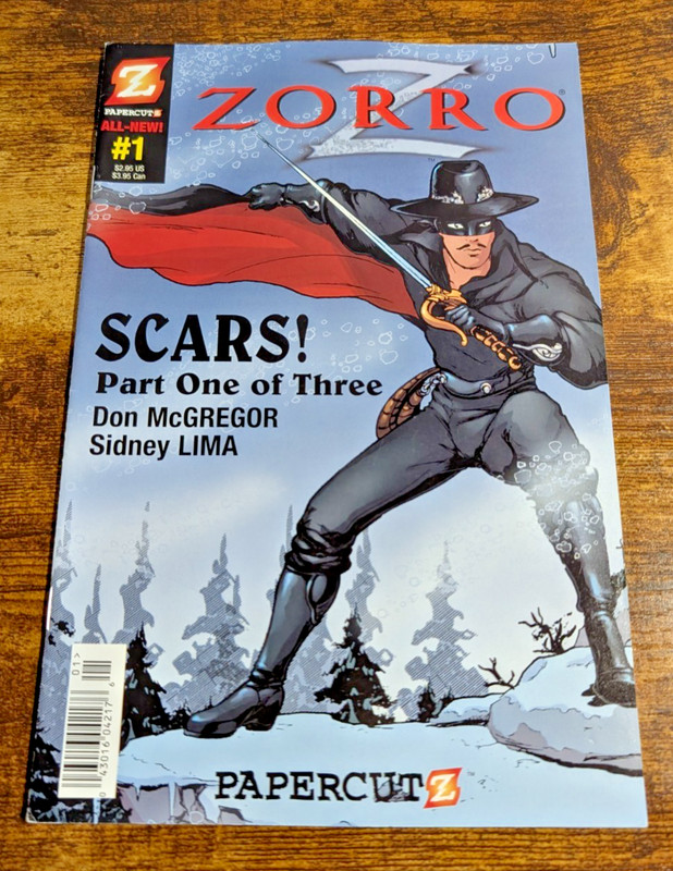 Zorro #1 Scars! (Papercutz, 2005)