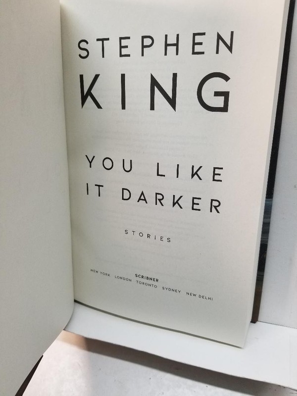 You Like It Darker Stephen King First Edition 1st Printing Hardcover Dust Jacket gallery
