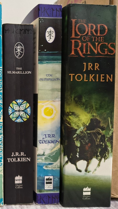 JRR Tolkien Book Lot – The Lord of the Rings 1 Vol Trilogy & The Silmarillion x2