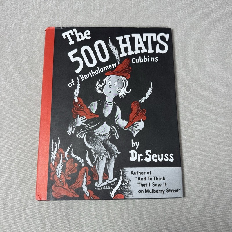 The 500 Hats of Bartholomew Cubbins by Dr. Seuss – 1965 HC Perma Bound