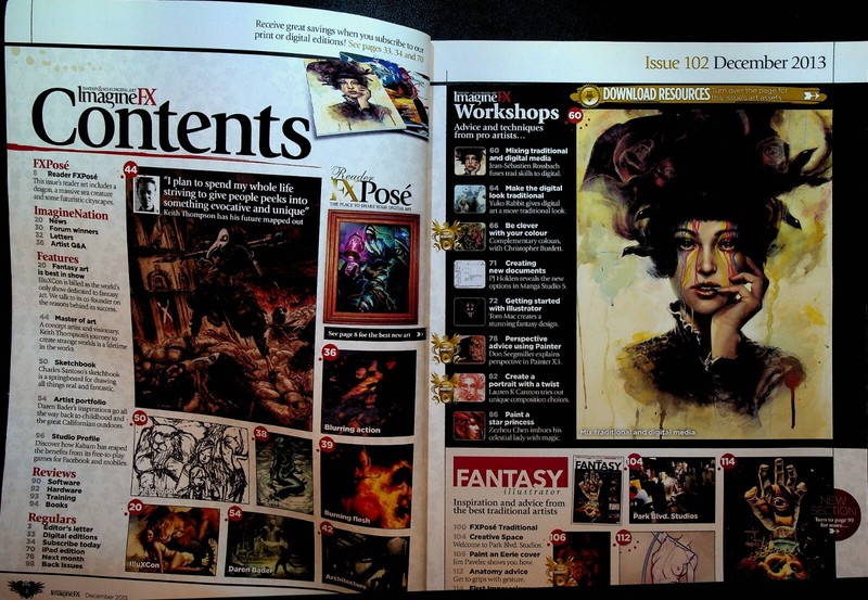 Imagine FX Magazine December 2013 #102 Daren Bader Michael Whelan gallery