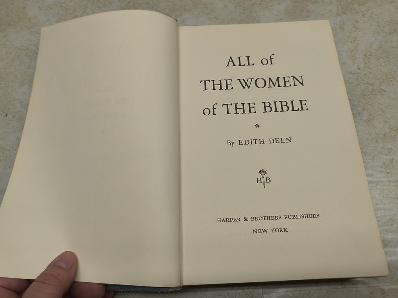 All of the Women of the Bible inscribed hardback book Edith Deen first edition gallery