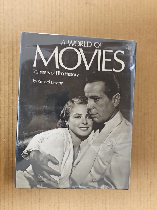 Vintage 1981 WORLD MOVIES SEVENTY YEARS MOVIES Coffee Table Book Richard Lawton