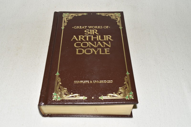 CHATHAM RIVER PRESS GREAT WORKS SIR ARTHUR CONAN DOYLE Sherlock Holmes Leather!