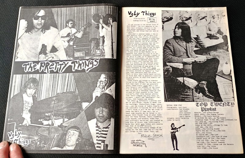 HTF vintage garage punk fanzine UGLY THINGS #2 Pretty Things, Music Machine 1983 gallery