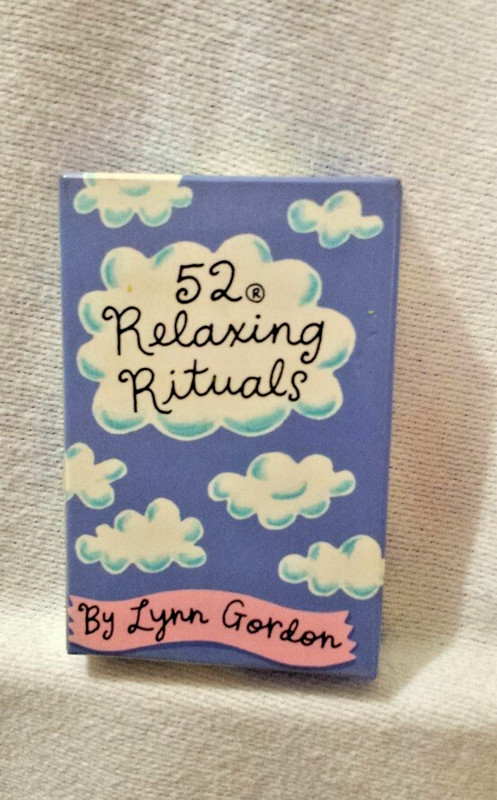 52 Relaxing Rituals 52 Series Lynn Gordon Illustrated Mind Body Spirit Help EUC