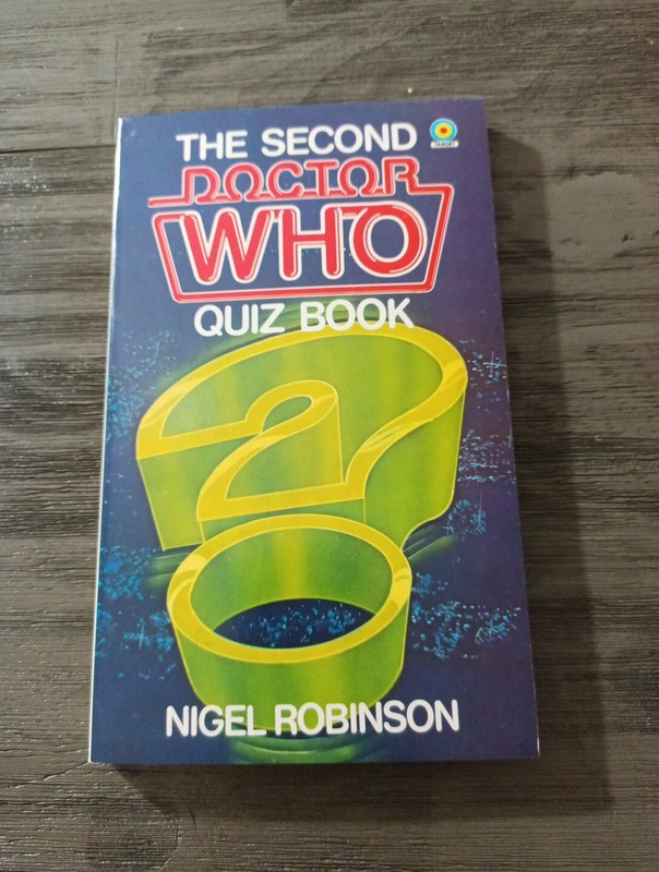 The Second Doctor Who Quiz Book Nigel Robinson NOS 1983