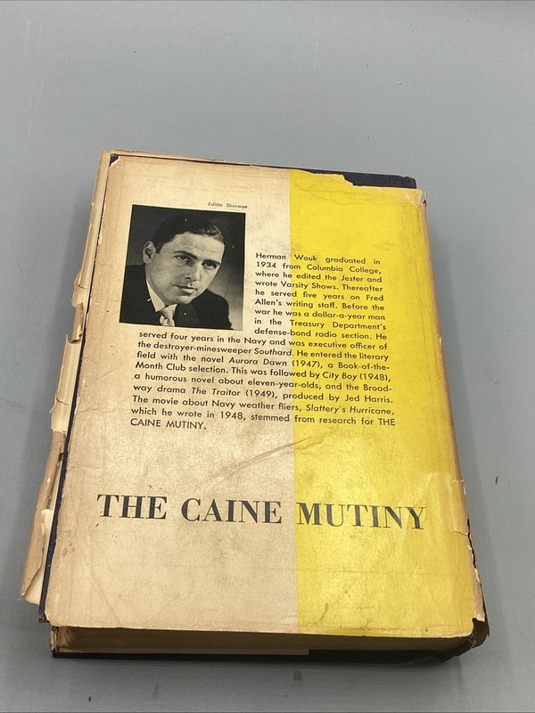 The Caine Mutiny Herman Wouk 1951 1stEd. Hardcover Dust Jacket gallery