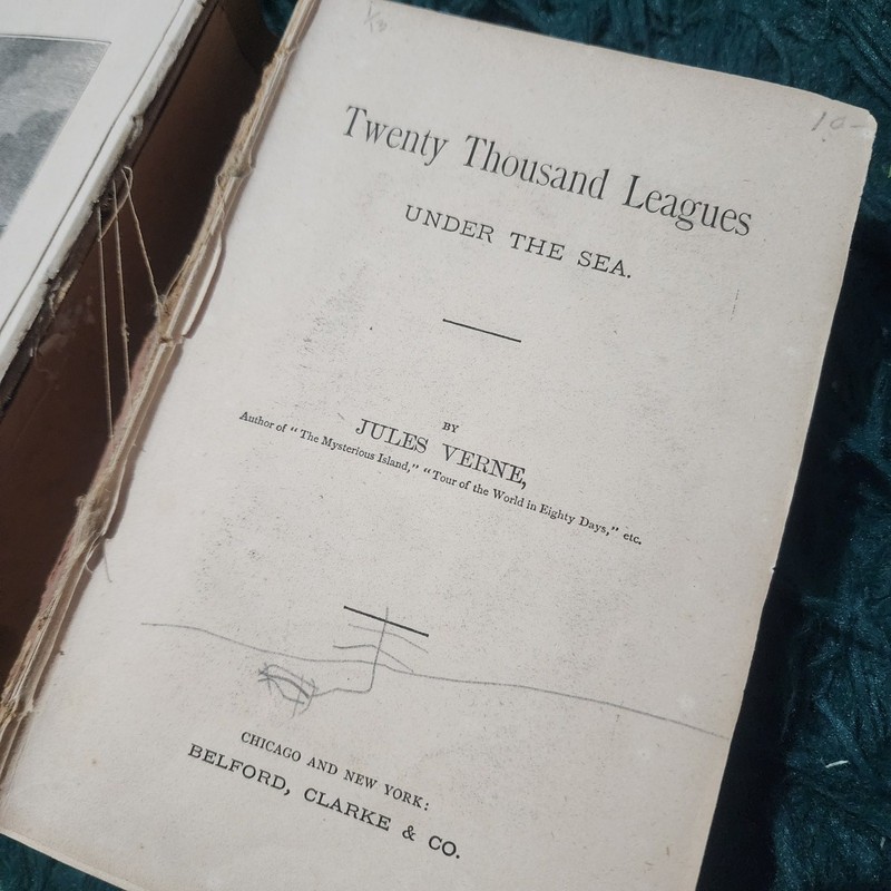 Antique Jules Verne Twenty Thousand Leagues Under the Sea gallery