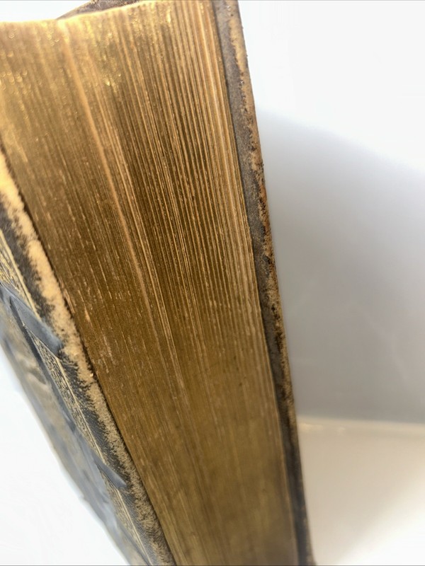 Antique Gold Gilded Cross and Crown Sufferings and Triumphs 1874 gallery