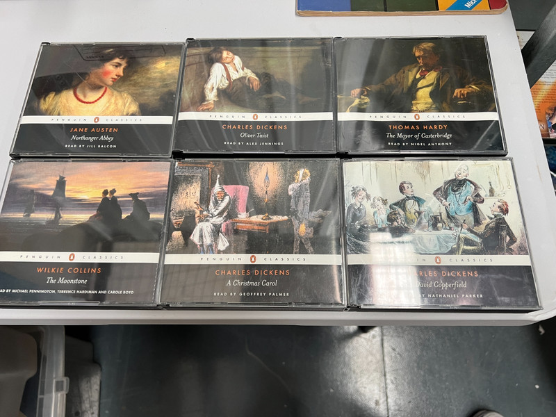 6 X Penguin Classics On CD ~ Charles Dickins ~ Thomas Hardy ++ ~ Audio Book CD
