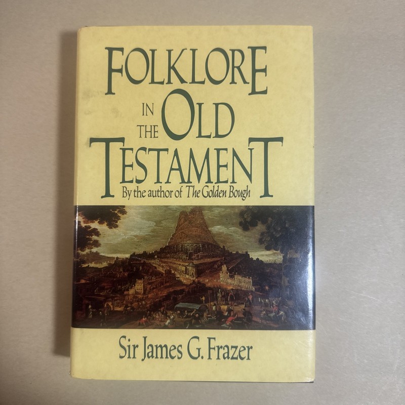 Folklore in the Old Testament James Frazer 1988 Hardcover Dust Jacket