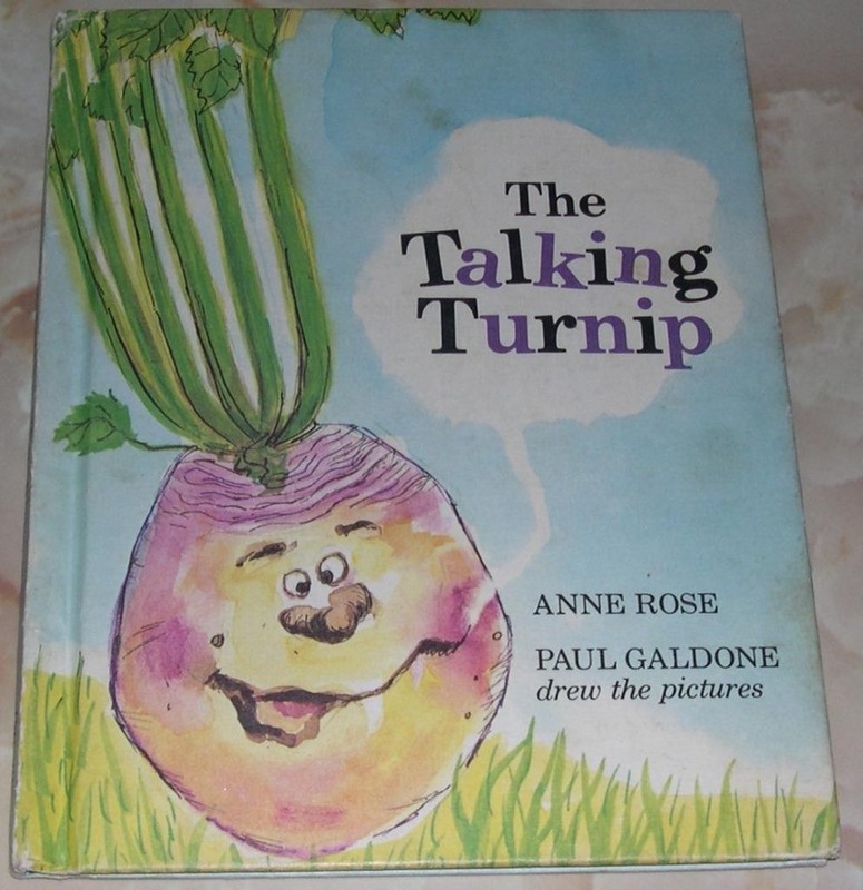 The Talking Turnip by Anne Rose, Illustrated by Paul Galdone (1979, HC)