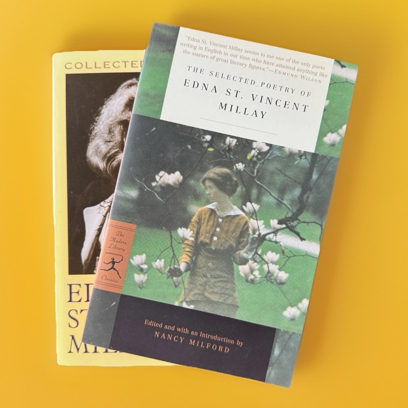 unread: Gay Lot/2 Collected Sonnets & Poetry Of Edna St. Vincent Millay Poems