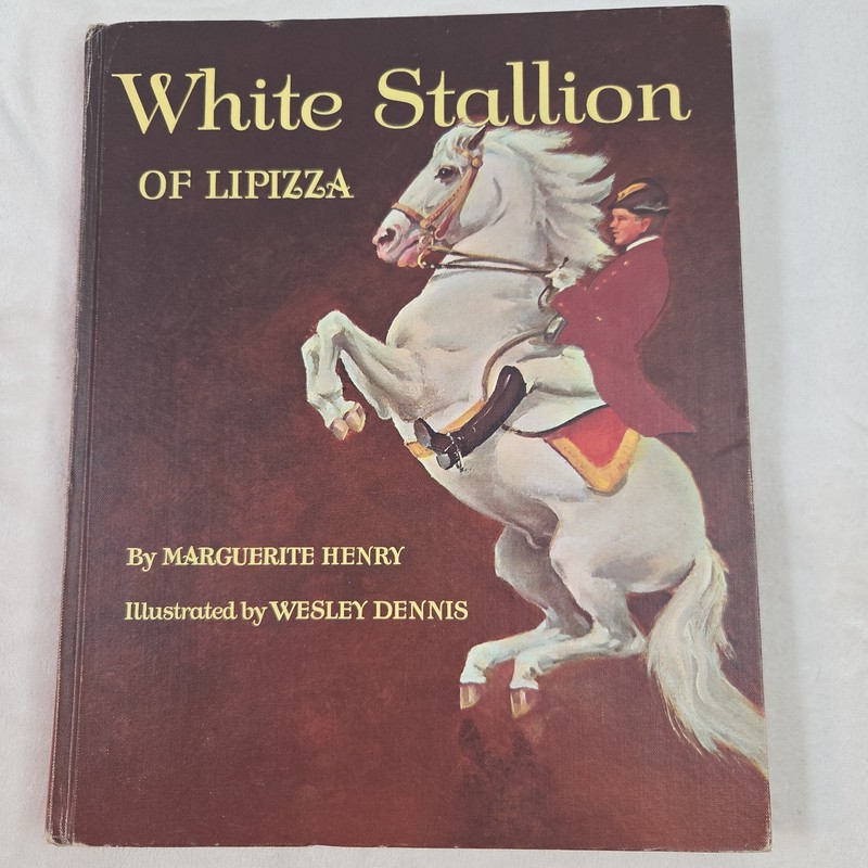 White Stallion of Lipizza by Marguerite Henry Illustrated by Dennis 1964 5th HC