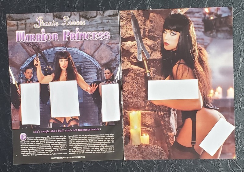 Playboy PICTORIAL ONLY – WWE CHYNA «Warrior Princess» Jan, 2002 10 pages