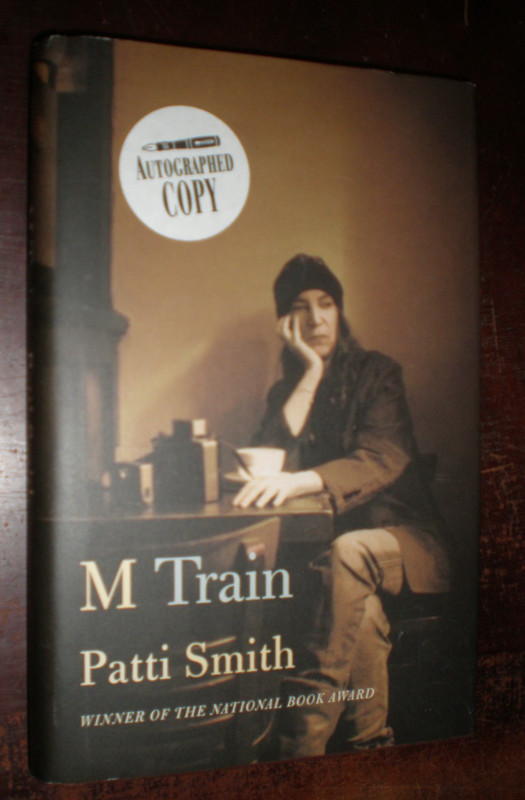 M Train by Patti Smith (2015, Hardcover) LIKE NEW, SIGNED, EXCELLENT TEXT