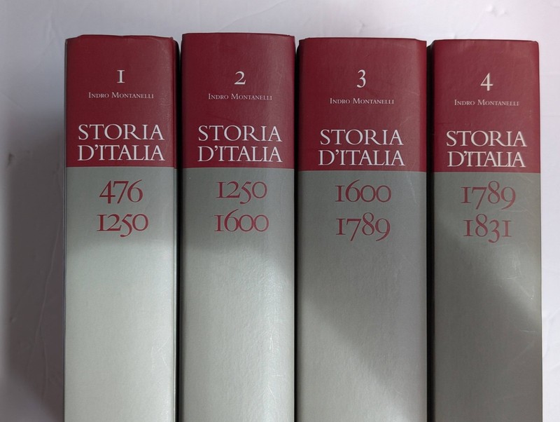 4 Volume Storia d’Italia by Indro Montanelli 2003
