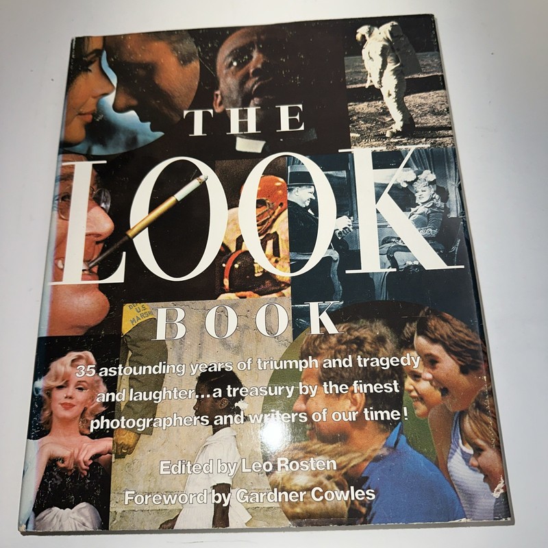 The Look Book Vintage 1976 By Leo Rosten & Gardner Cowles Hardcover Book