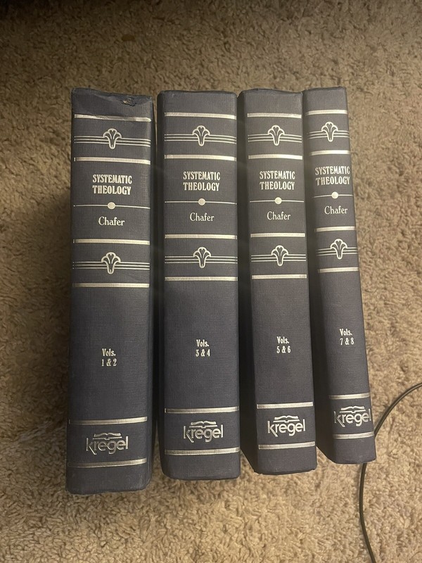 Systematic Theology by Lewis Sperry Chafer 4 books, Vols. 1-8. (1993)