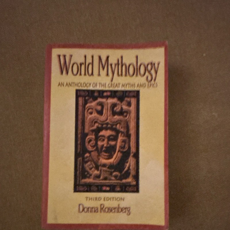 World Mythology by Donna Rosenberg NTC Publishing Group Paperback Folklore