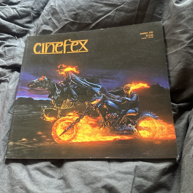 Cinefex #100 Ghost Rider Nicolas Cage Visual Effects VFX Magazine Issue 100