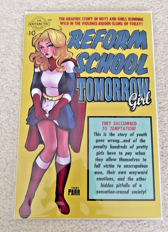 TOMORROW GIRL #19 COVER B TERRY PARR RETRO VARIANT COVER (SCARCE)
