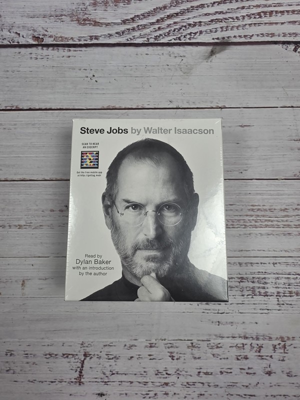 Steve Jobs Audio Book 20-CD Set Walter Isaacson Dylan Baker Unabridged Sealed