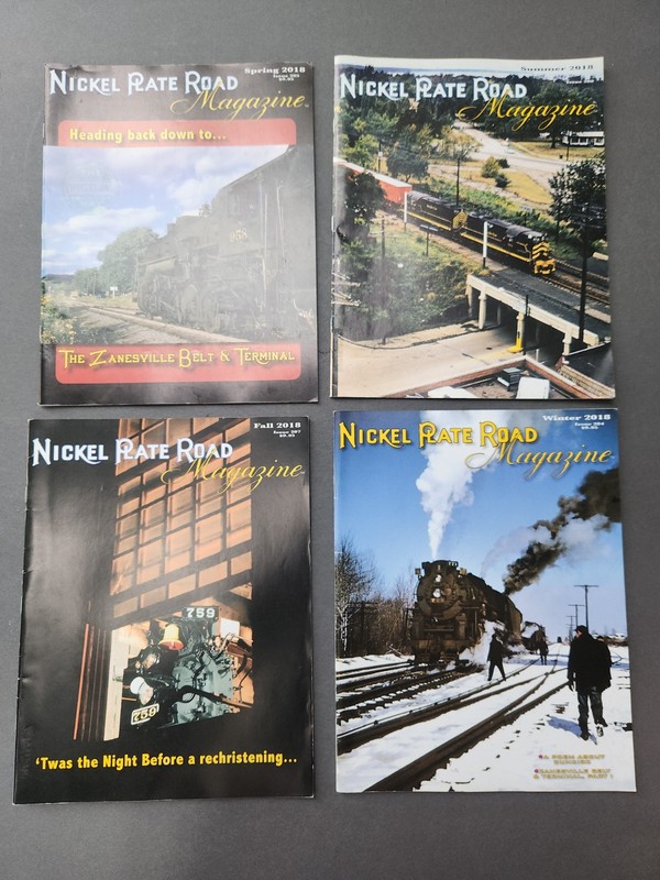 Nickel Plate Road Magazine Trains 2017 2018 2019 2020 2021 2022 2023 2024 2025