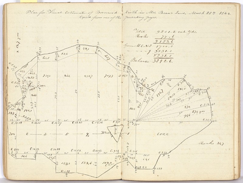 William Plummer CROCKER / Two Volumes of Manuscript Surveys conducted gallery