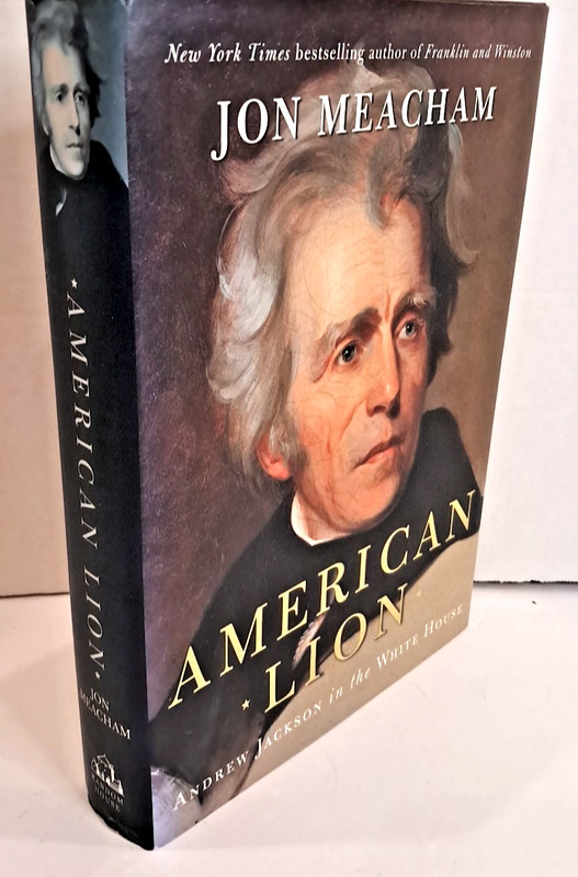 ‘SIGNED’ AMERICAN LION by Jon Meacham (2008) 1st Edition M1