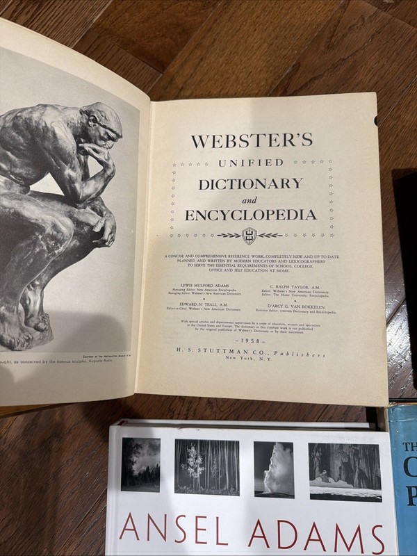 Mixed Book Lot – Photography, Classics, Dictionaries, History – All Together gallery