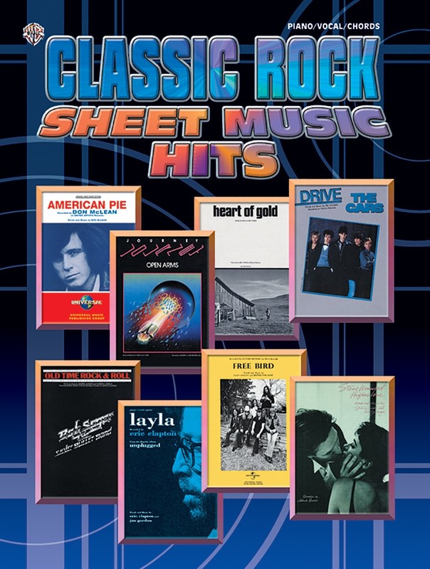 Classic Rock Sheet Music Hits: Piano/Vocal/Chords – paperback Alfred Music